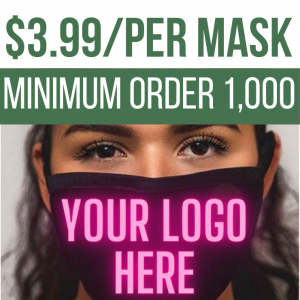 1,000 Custom Face Mask