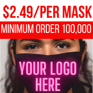 100,000 Custom Face Mask